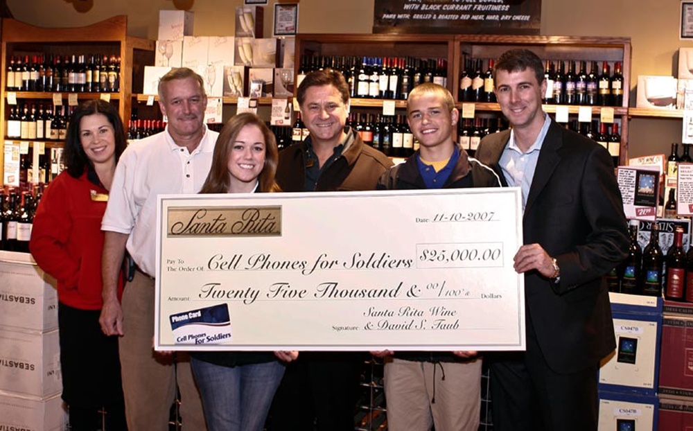 America Supports You: Chilean Winery Lends Group Top-Shelf Support