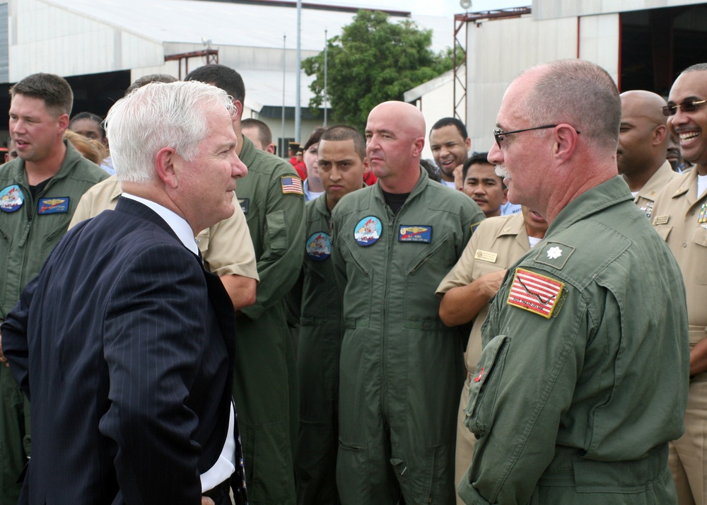 Defense Secretary Robert M. Gates Visit