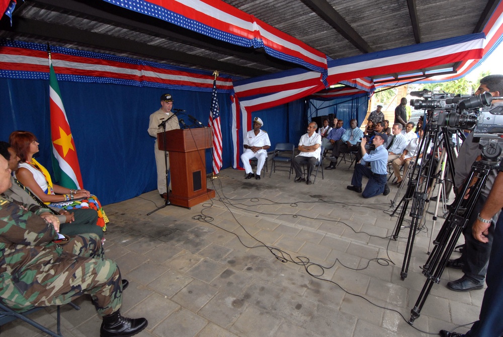 Comfort Arrives to Suriname