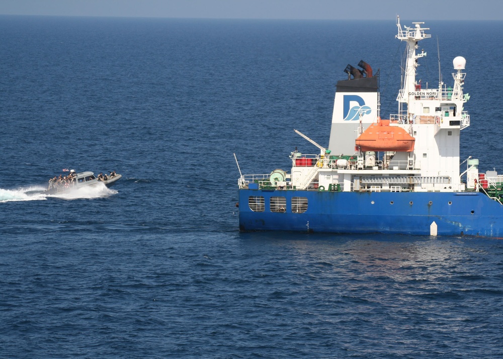 Golden Nori Released, USS Whidbey Island Assists