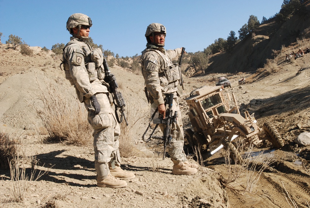 Winding roads of Paktika province