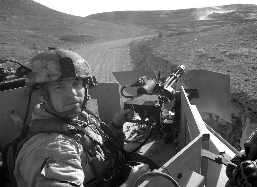 Training at the firing rang