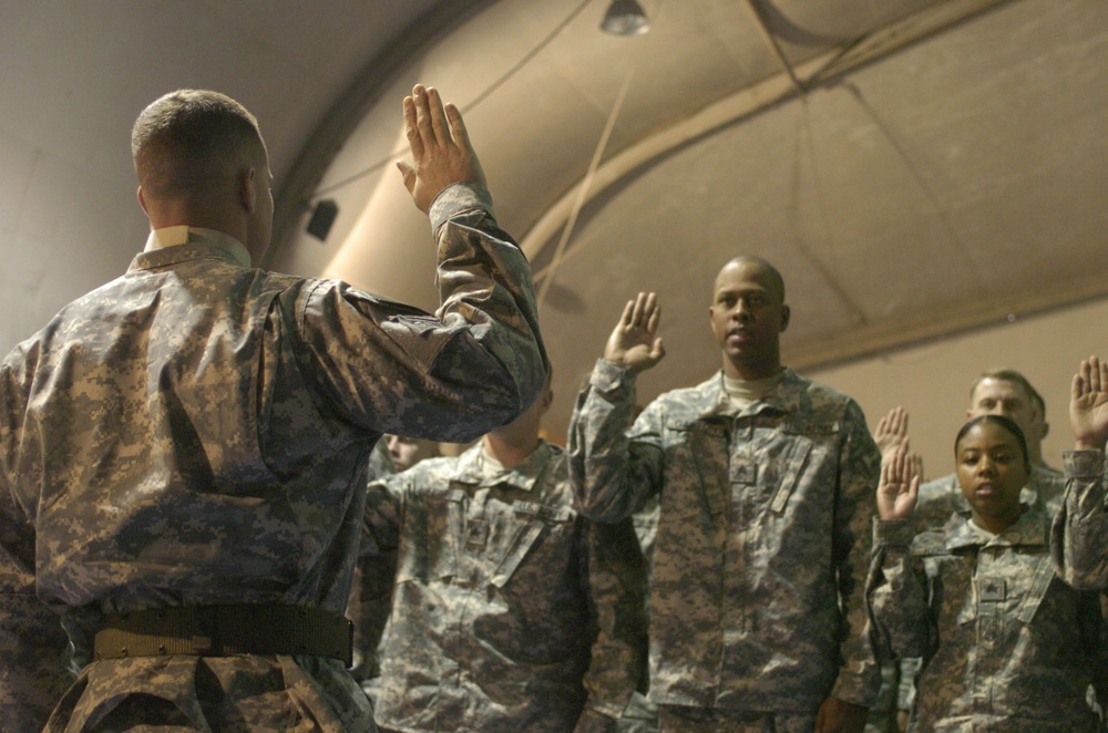 Induction into the NCO corps