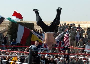 WWE Flies Into Iraq