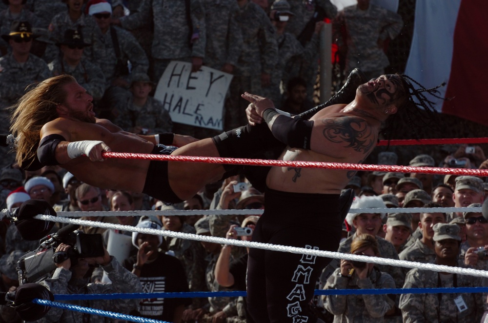 WWE Flies Into Iraq