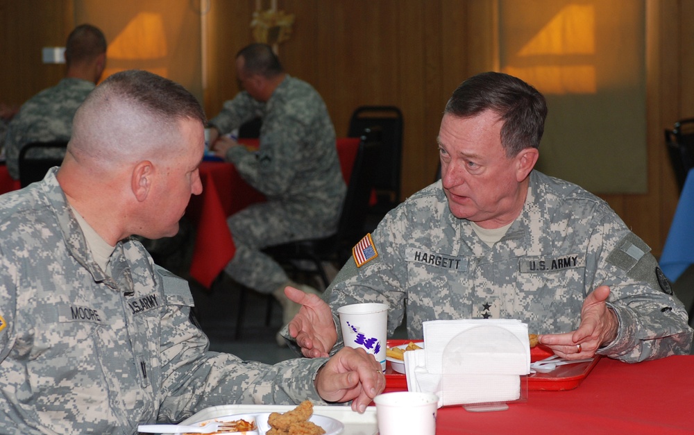Checking on the Troops