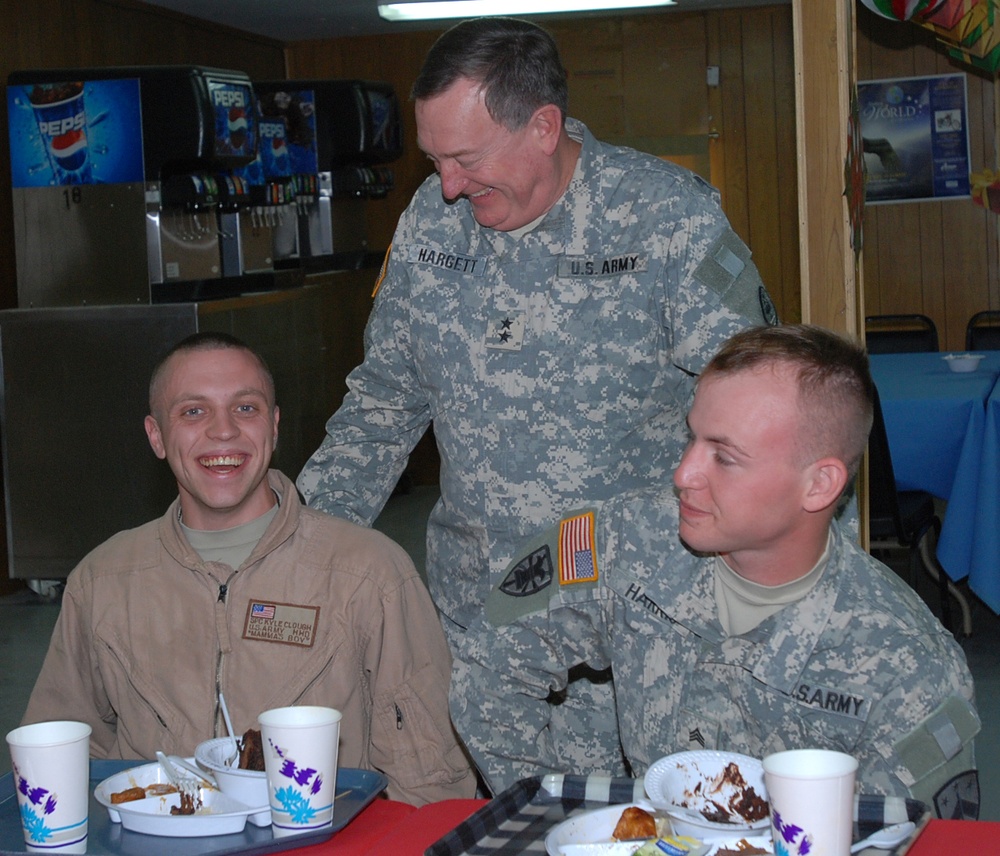 Checking on the Troops