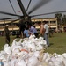 CH-53E Super Stallion helicopter delivers food supplies to Bangladesh