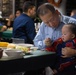 Petty Officer Enjoys Thanksgiving with son