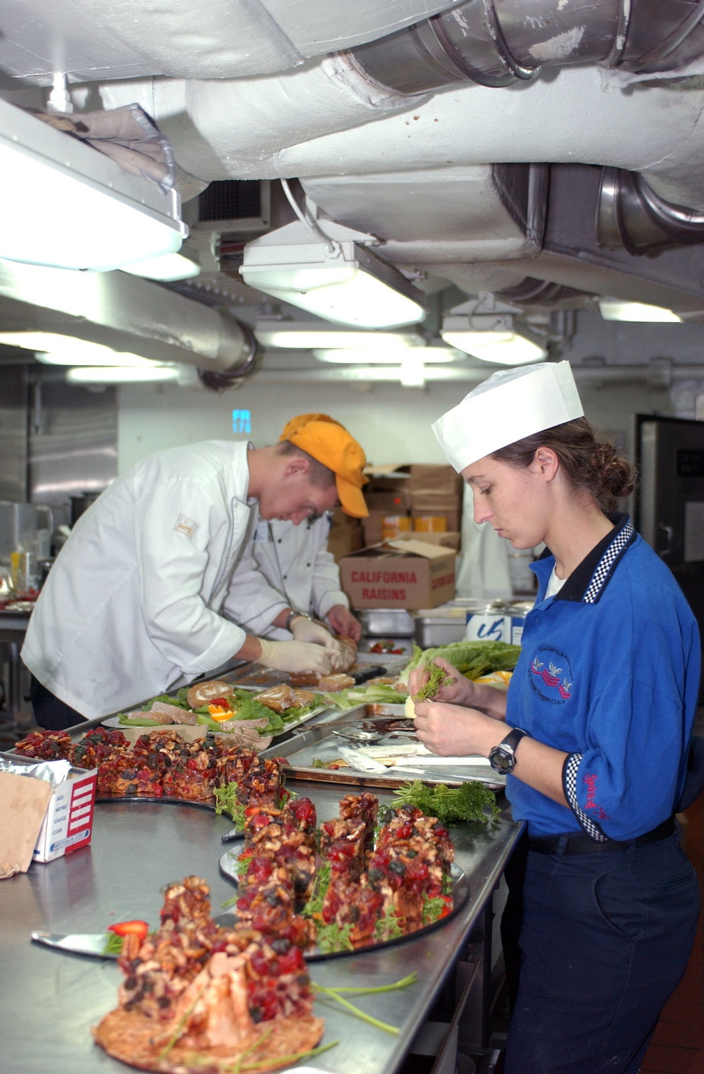 Thanksgiving dinner held aboard USS Ronald Reagan