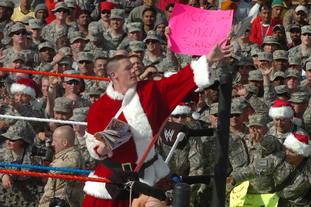 WWE Soars With Soldiers
