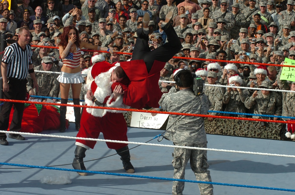WWE Soars With Soldiers