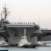 USS Kitty Hawk arrives in port