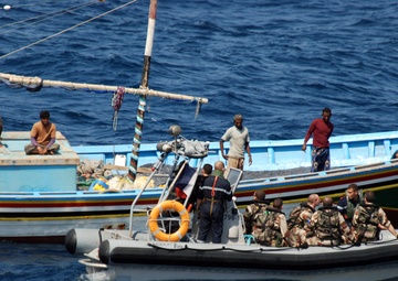 French navy ship begins six-month deployment