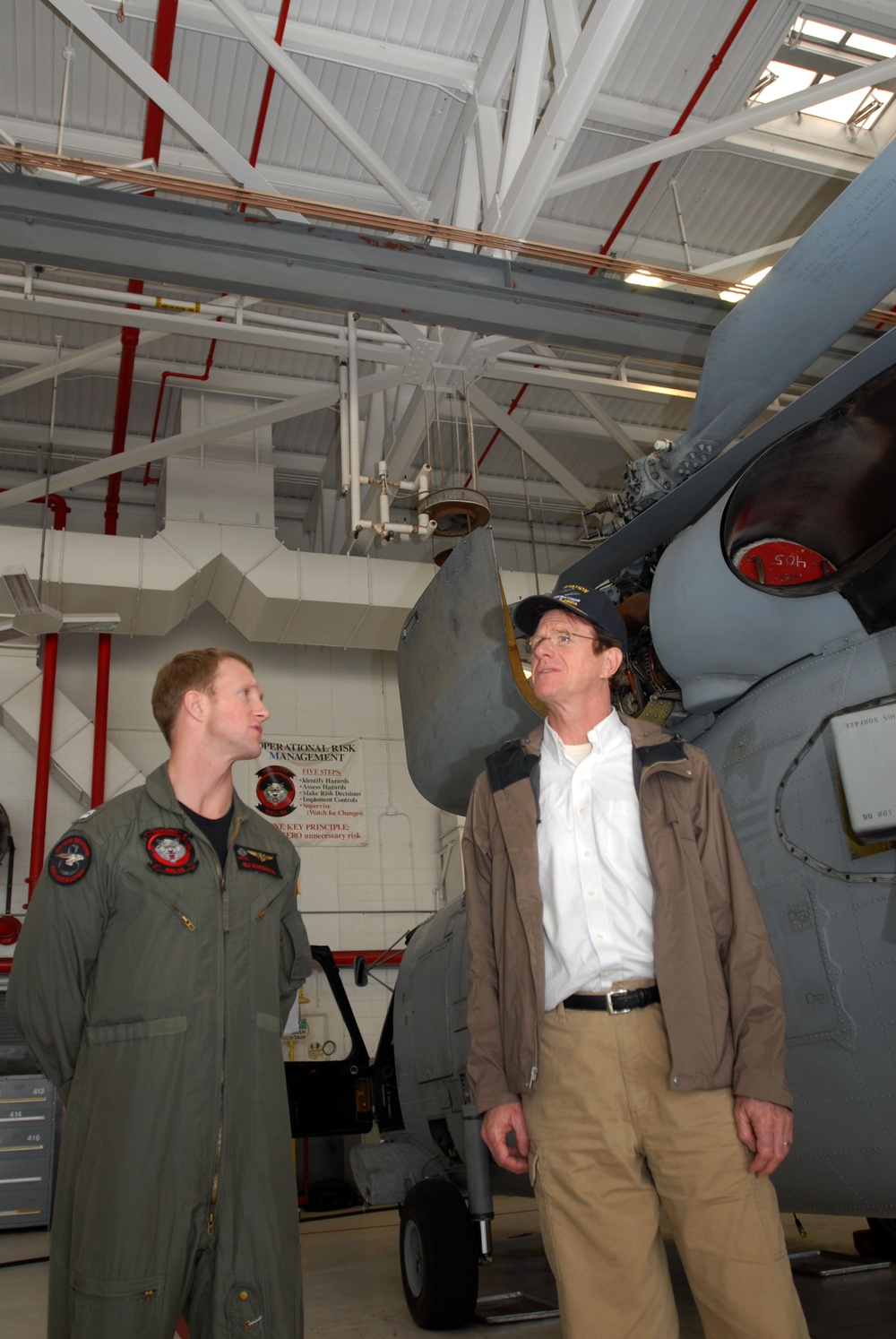 Ed Begley takes trip to Naval Station Mayport