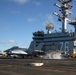 F/A-18C hornet lands on flight deck