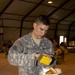 Soldiers feast on Mississippi Shrimp and Gumbo