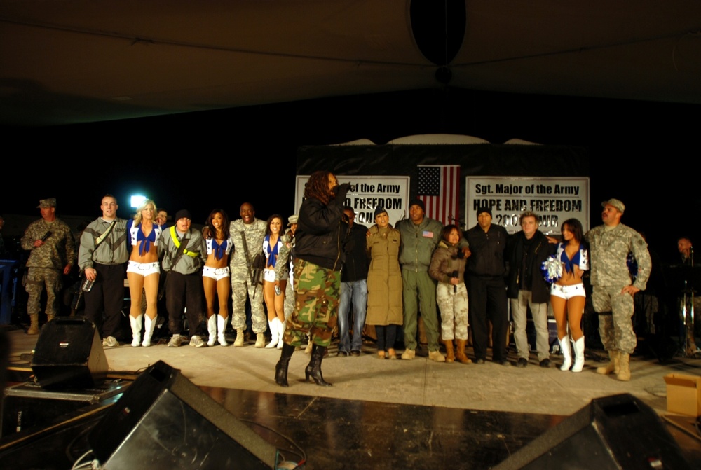 MA, USO brings cheer to Task Force Marne