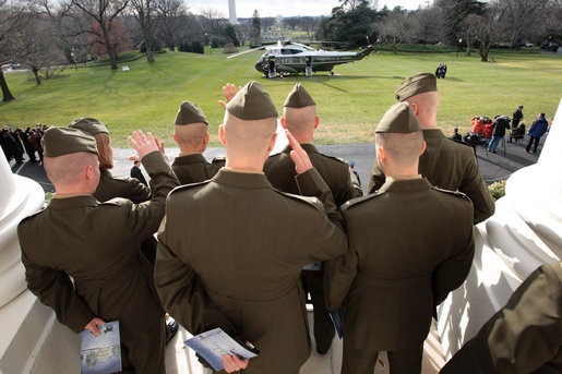 Bush Vows Support for Wounded Troops, Condemns Iran