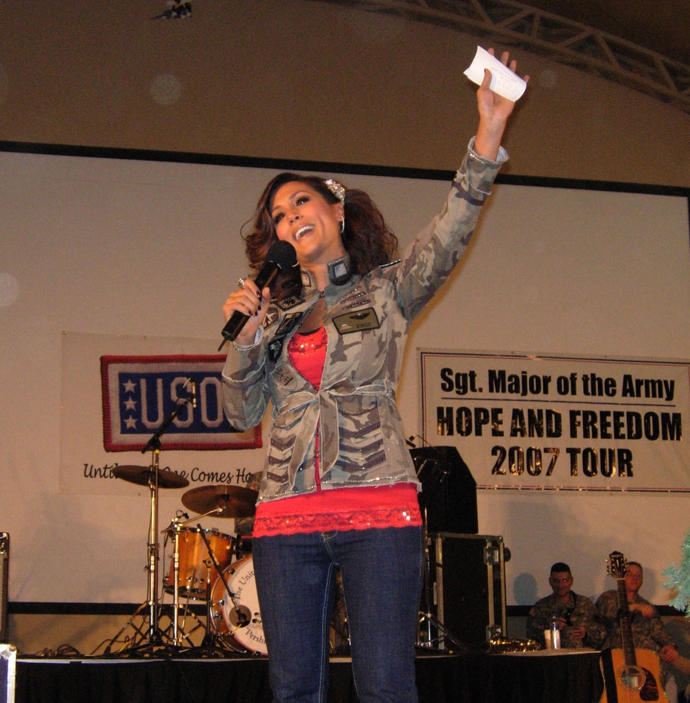 The Sergeant Major of the Army Hope &amp;amp; Freedom USO Tour