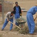 Local nationals hired to clean up streets in Gazaliyah