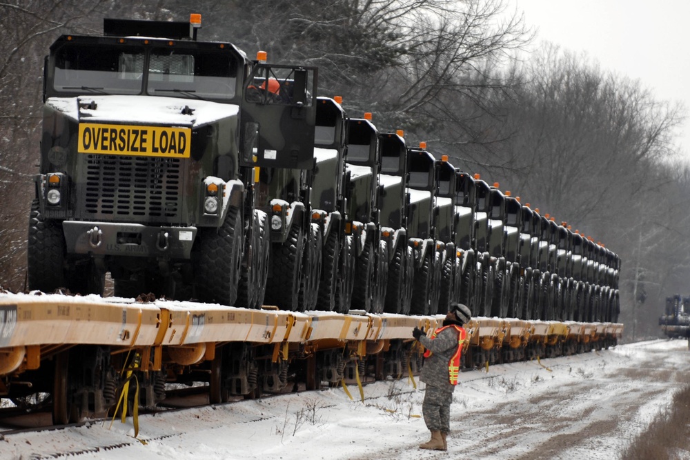 Camp Atterbury Joint Maneuver Training Center receives 32 Heavy Equipment T