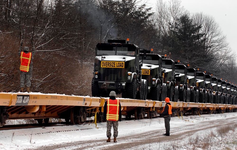 Camp Atterbury Joint Maneuver Training Center receives 32 Heavy Equipment T