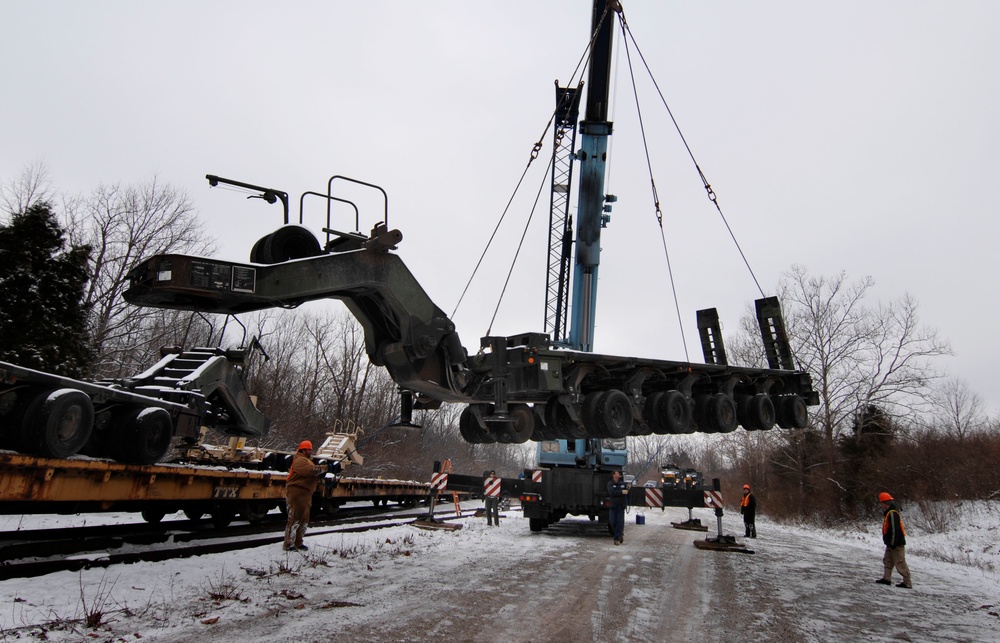 Camp Atterbury Joint Maneuver Training Center receives 32 Heavy Equipment T