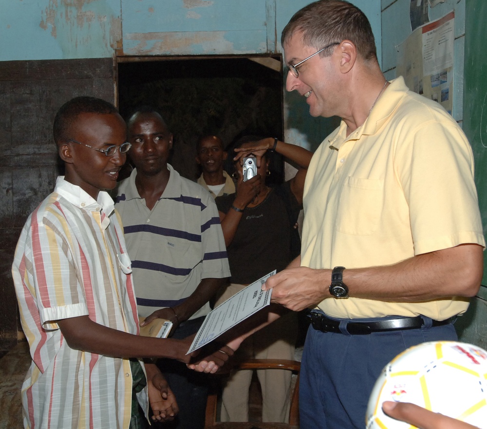 CJTF-HOA Personnel Participate in EDG Graduation