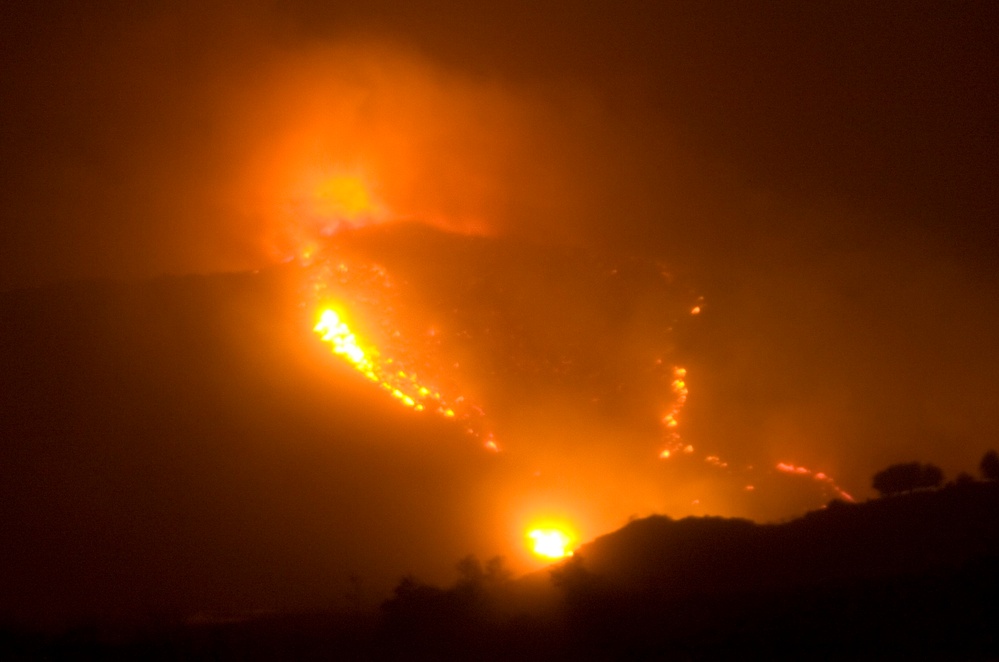 Fires in Rancho Bernardo, California