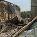 House damaged from California fires