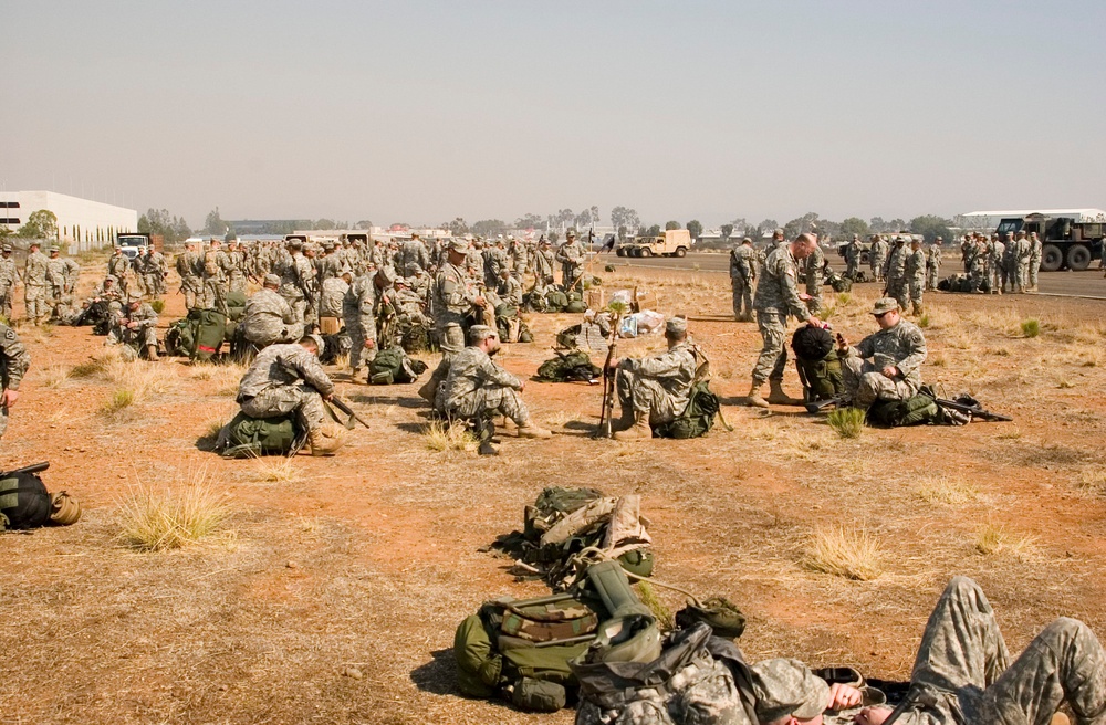 Soldiers activated to help with California fires