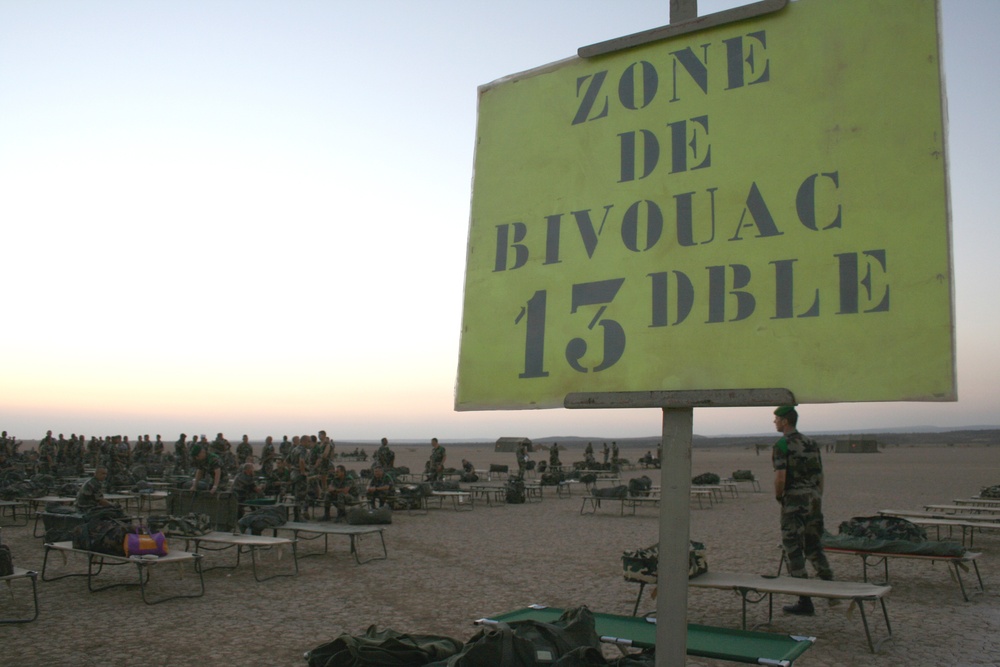 Americans Participate in Foreign Legion's Grand Bara Desert Race