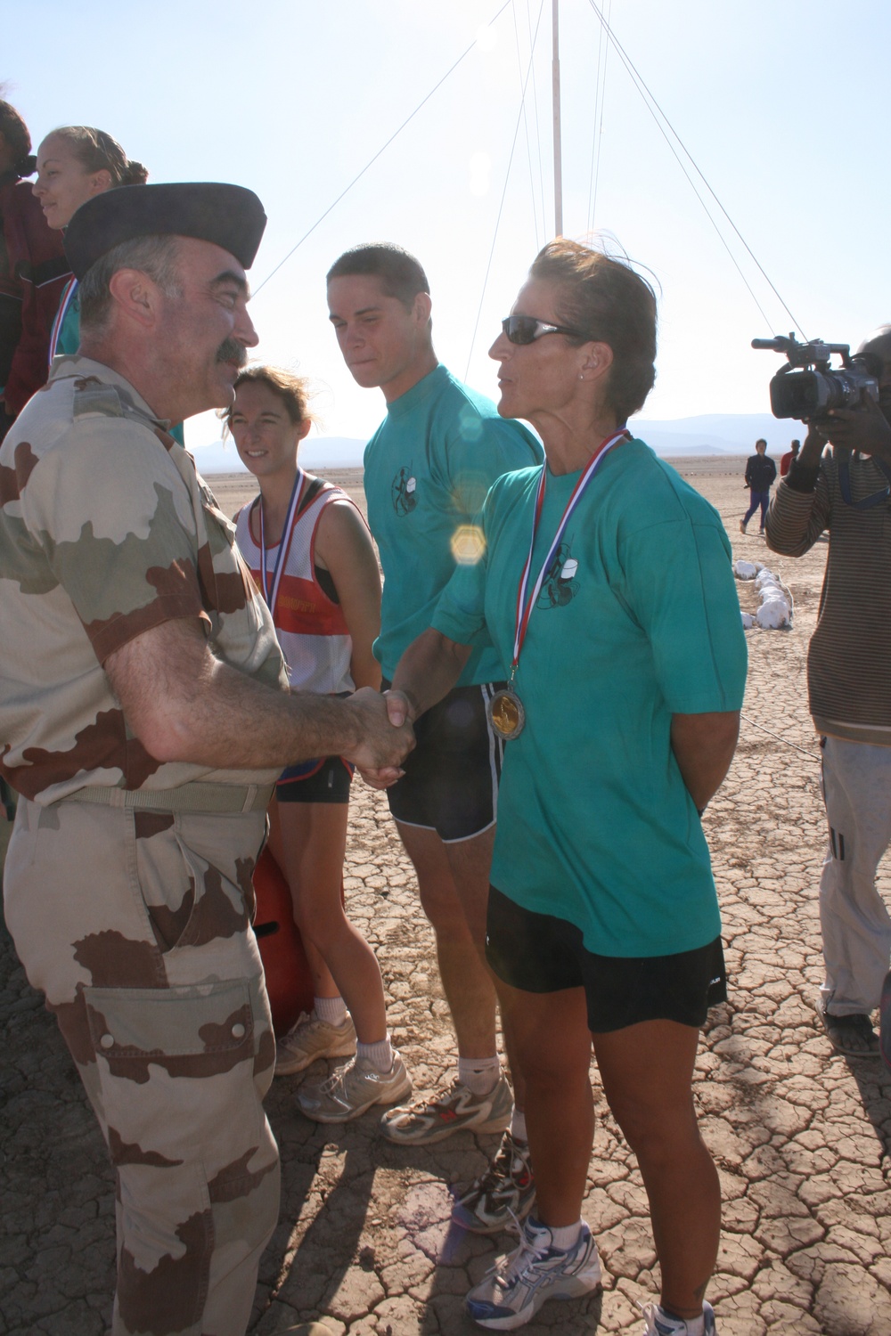 Americans Participate in Foreign Legion's Grand Bara Desert Race