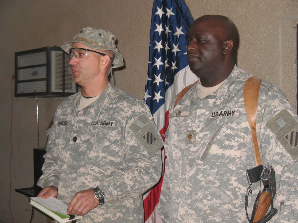 3rd HBCT Soldiers turnout for promotion