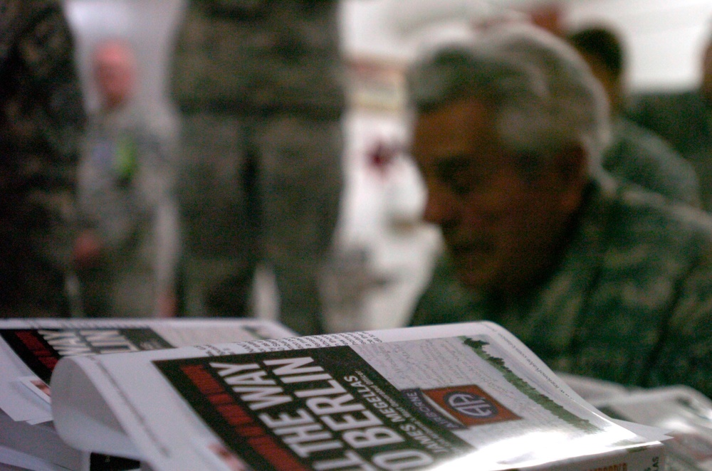 World War II veteran visits paratroopers in Afghanistan