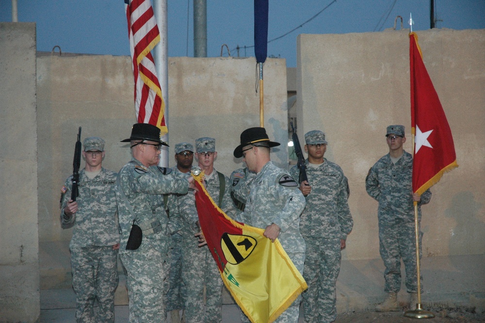 Transfer of Authority at Camp Taji