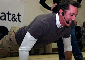 Comedians Perform at FOB Warhorse for Stryker Brigade Soldiers