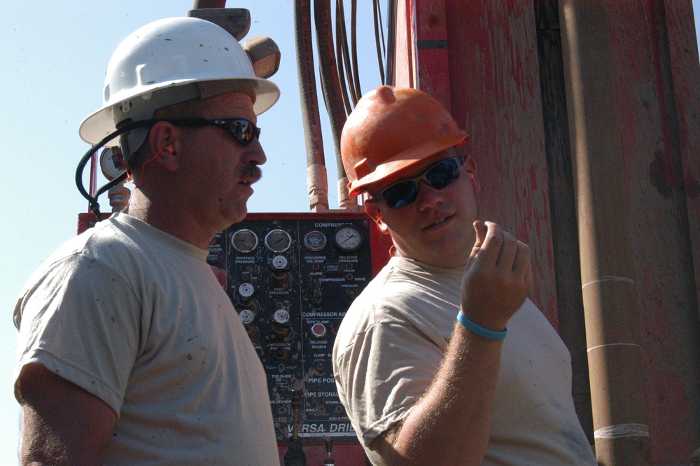 Well Drillers Train Sister Unit to Take Over Mission in HOA