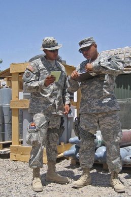 Soldiers Take Pride in Sending War Fighters Home