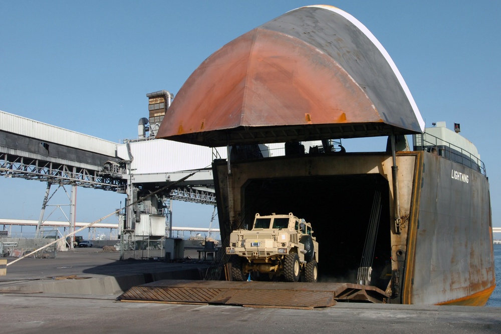 RG-31s arrive in Kuwait