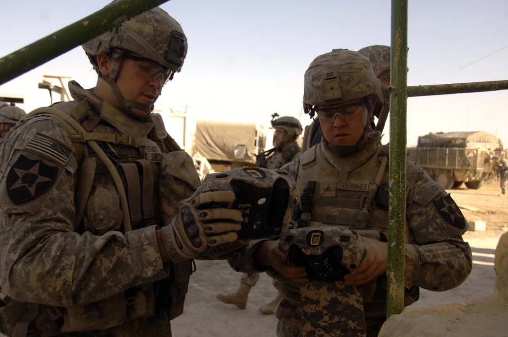 Blackfoot Soldiers Work in Muqdadiyah