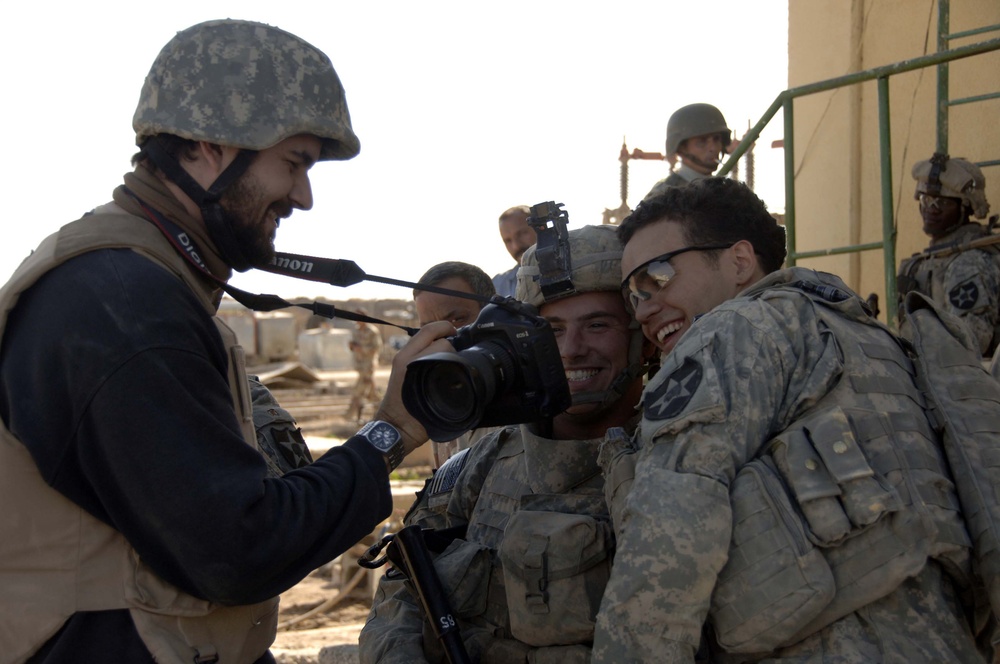 Blackfoot Soldiers Work in Muqdadiyah