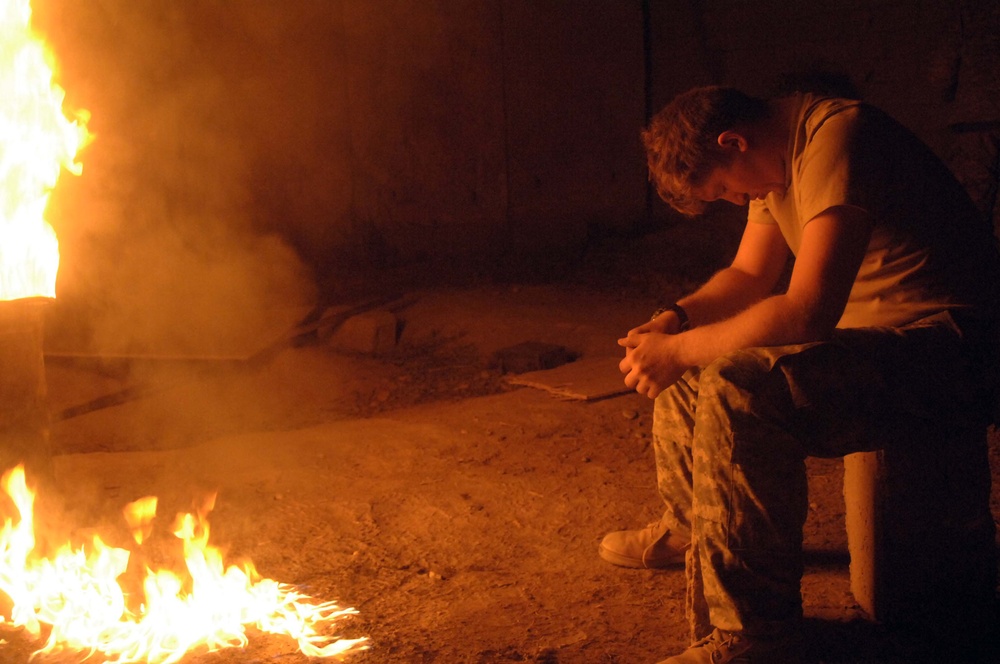 Blackfoot Soldiers Work in Muqdadiyah