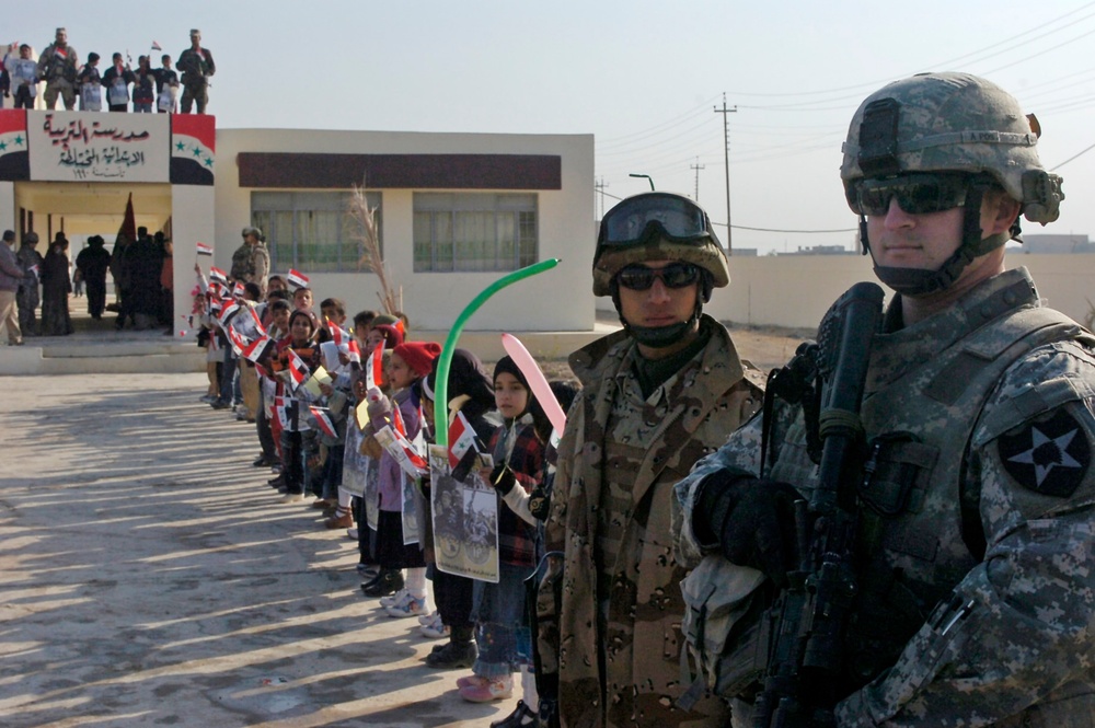 Renovated Elementary School Reopens in Baqubah