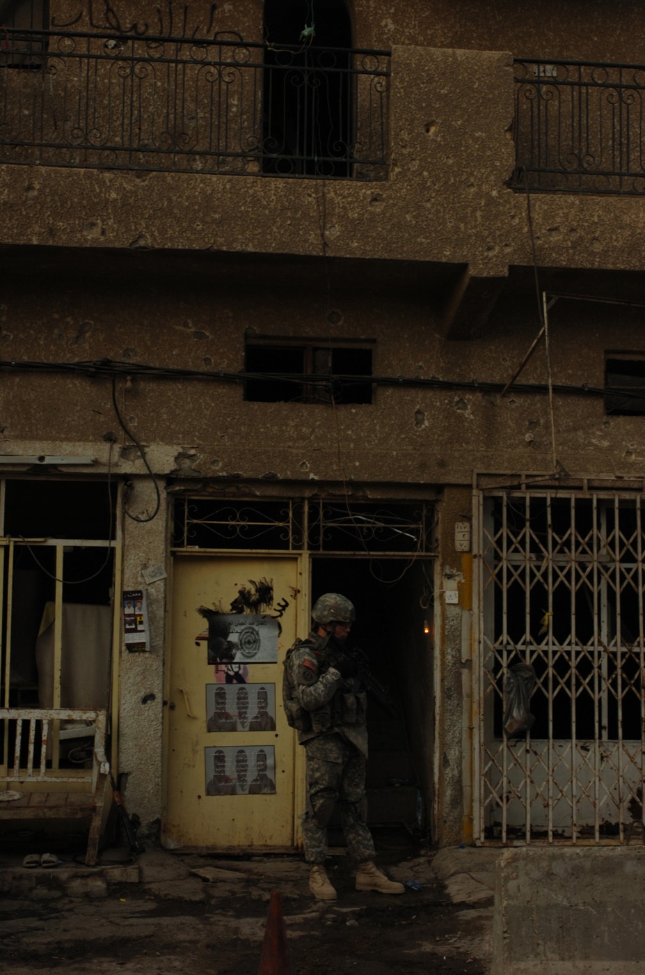 Stryker Cavalry troops patrol Karkh district of Baghdad