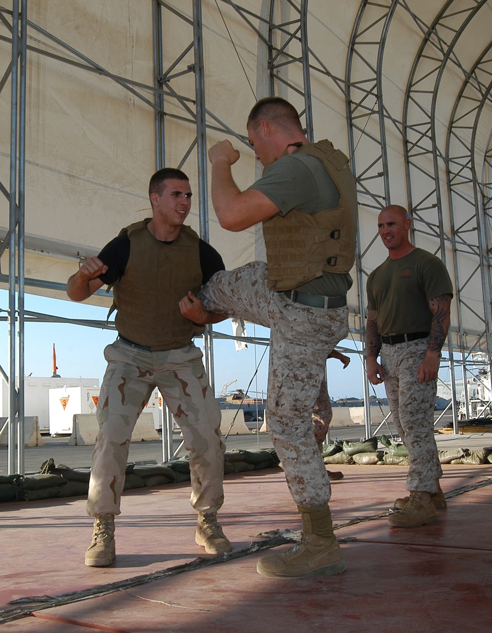 Airman Participates in Marine Corps Martial Arts Program