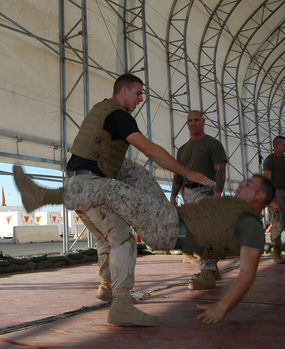 Airman Participates in Marine Corps Martial Arts Program