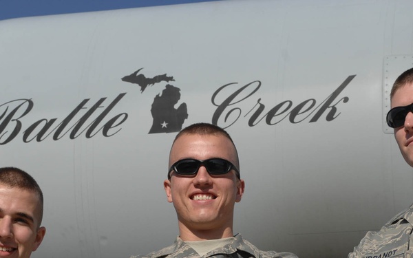 Trio of deployed Airmen get holiday surprise