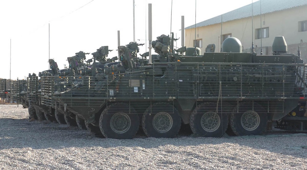 Warrior Strykers Start Rolling in Iraq